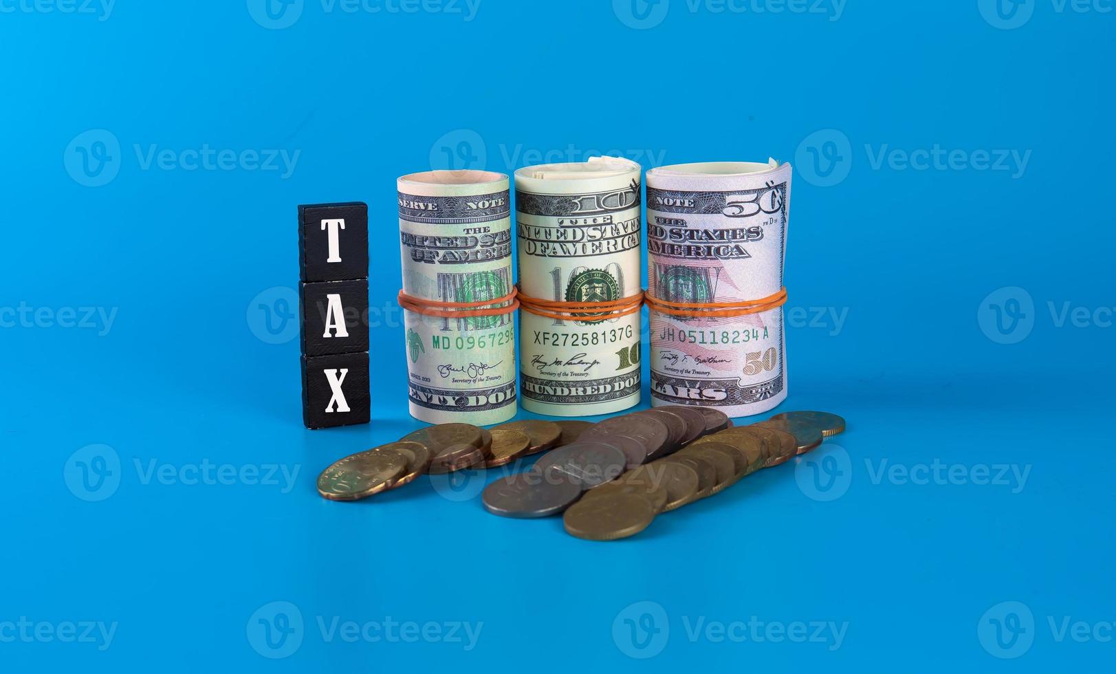 Tax Cut Reduce Payment Concept photo