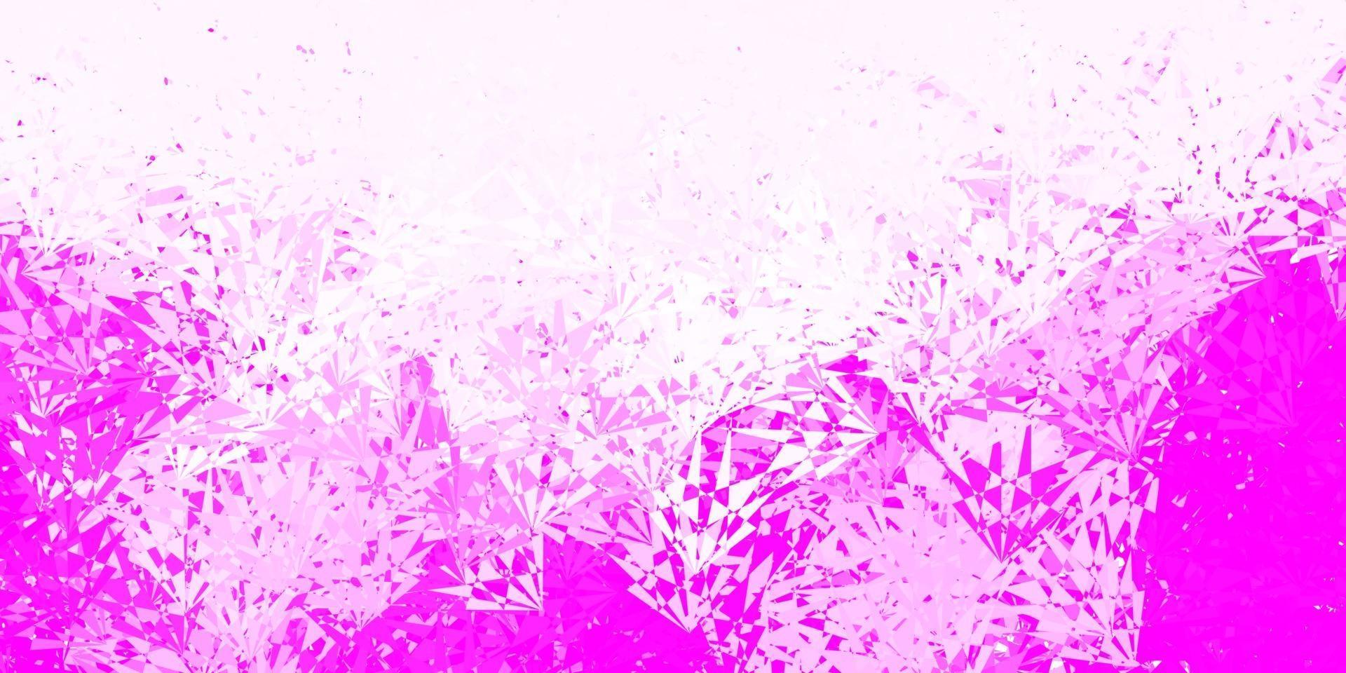 Light pink vector layout with triangle forms.