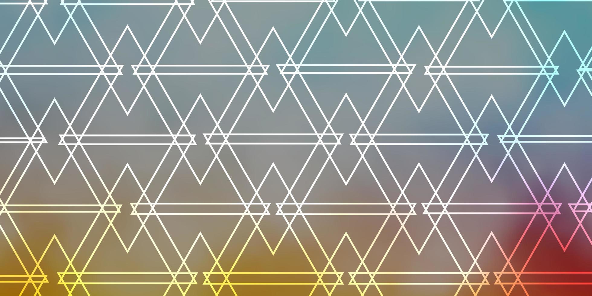 Light Blue, Red vector layout with lines, triangles.