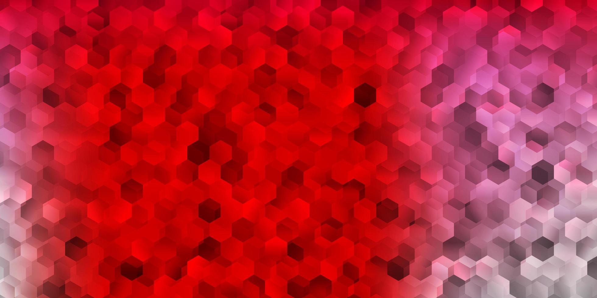 Light red vector template with abstract forms.