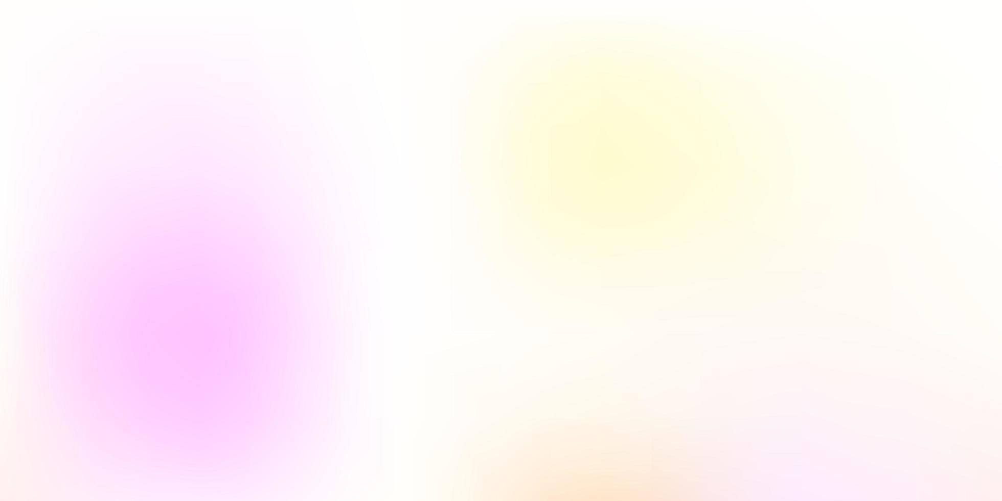 Light Pink, Yellow vector blur backdrop.