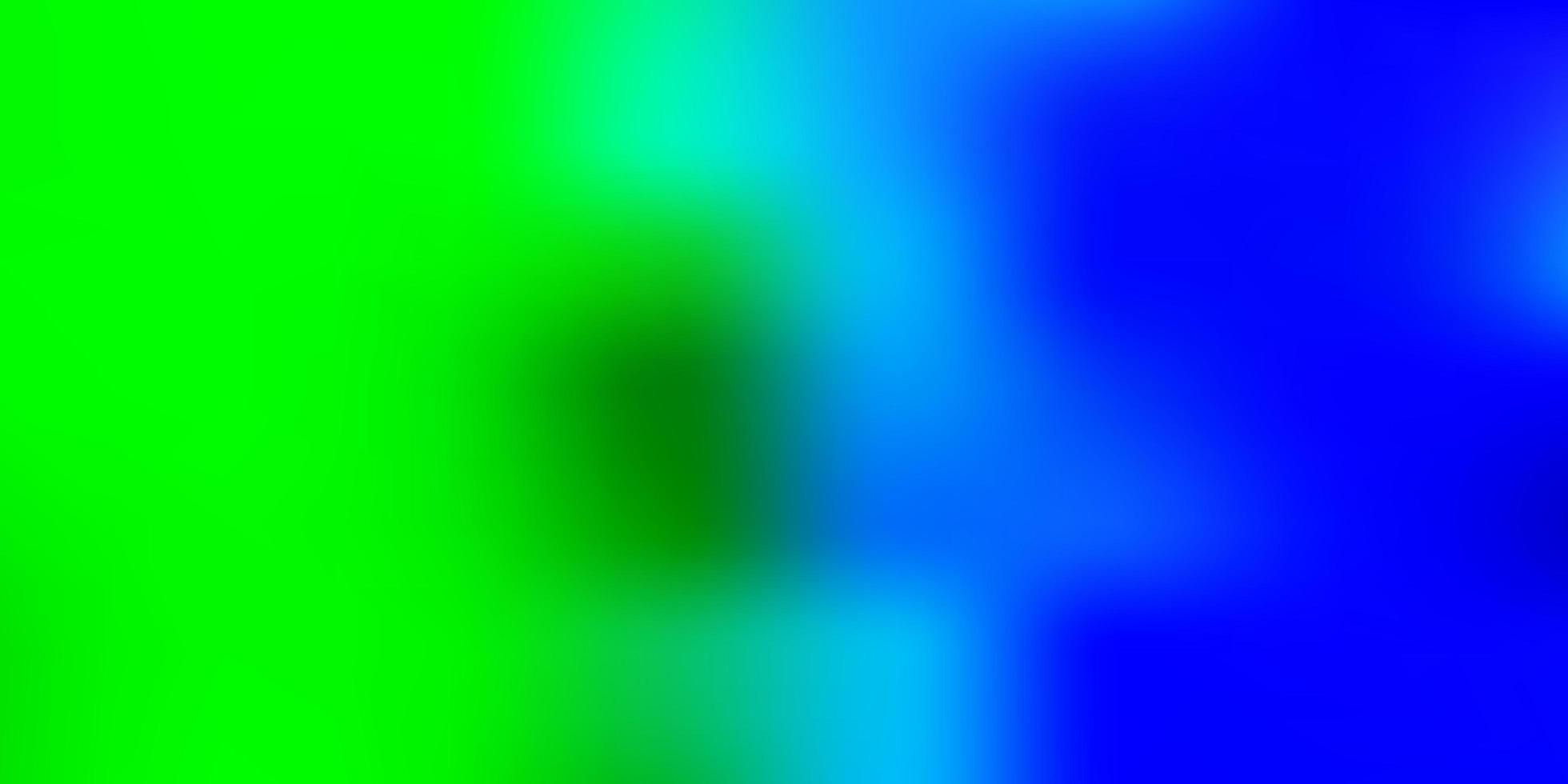 Light blue, green vector gradient blur pattern.