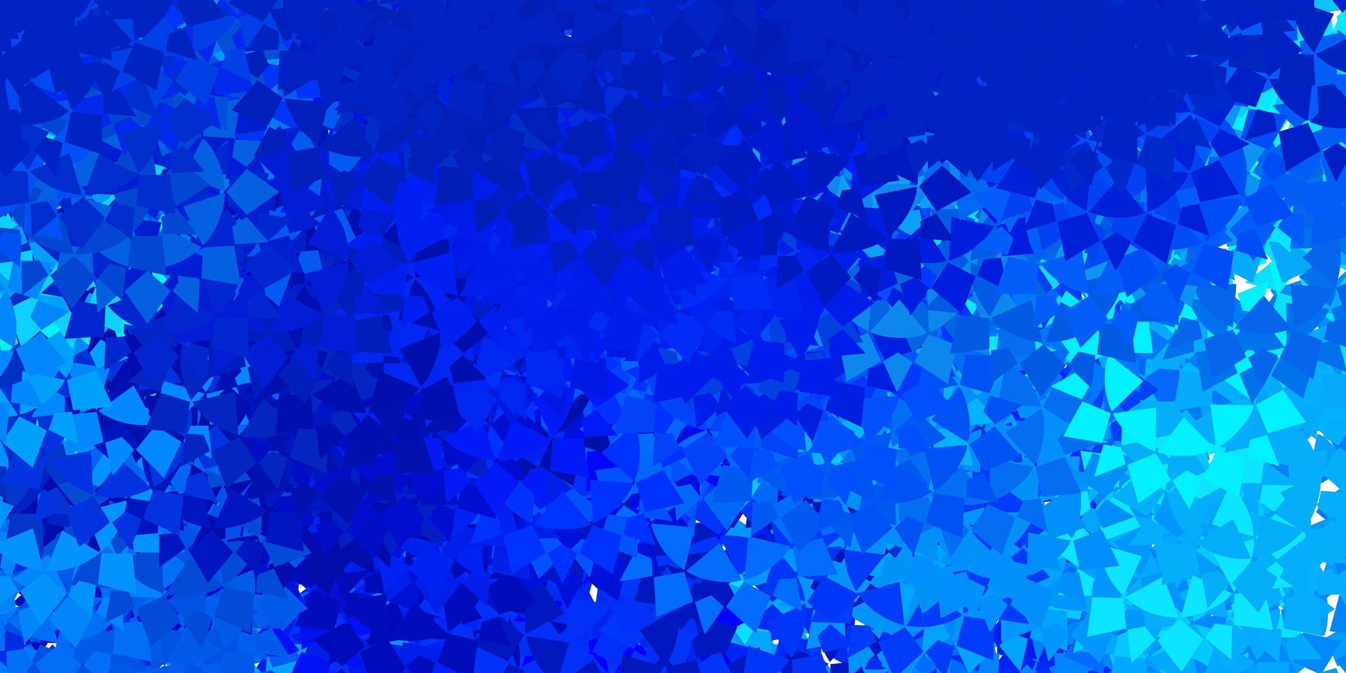Dark blue, green vector backdrop with triangles, lines.