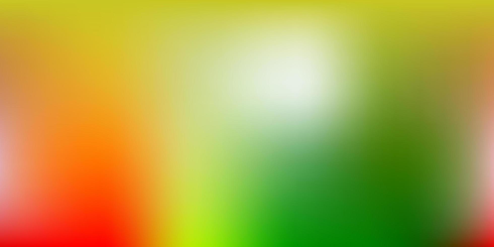 Light Green, Red vector gradient blur template.