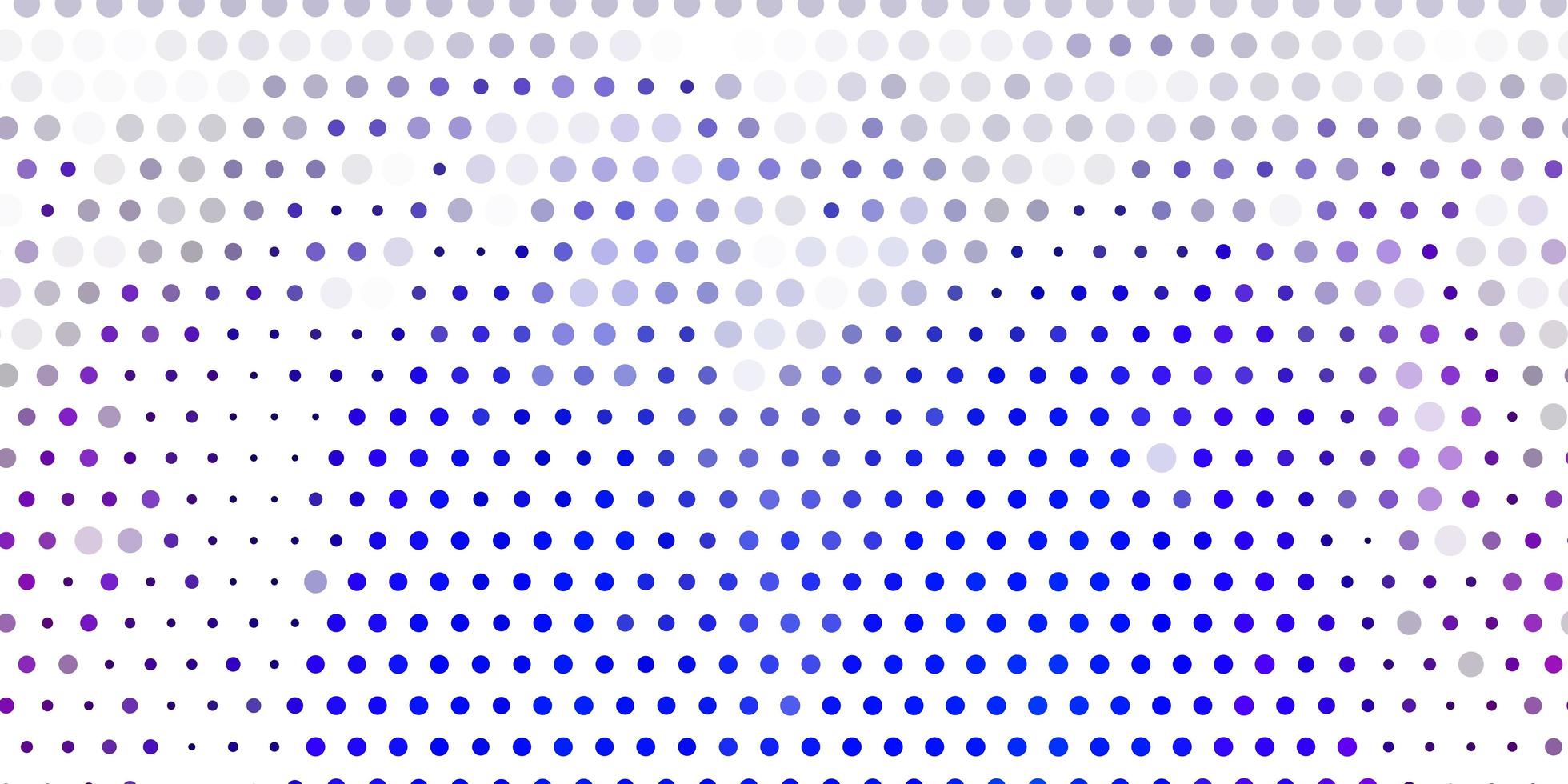 plantilla de vector rosa claro, azul con círculos.
