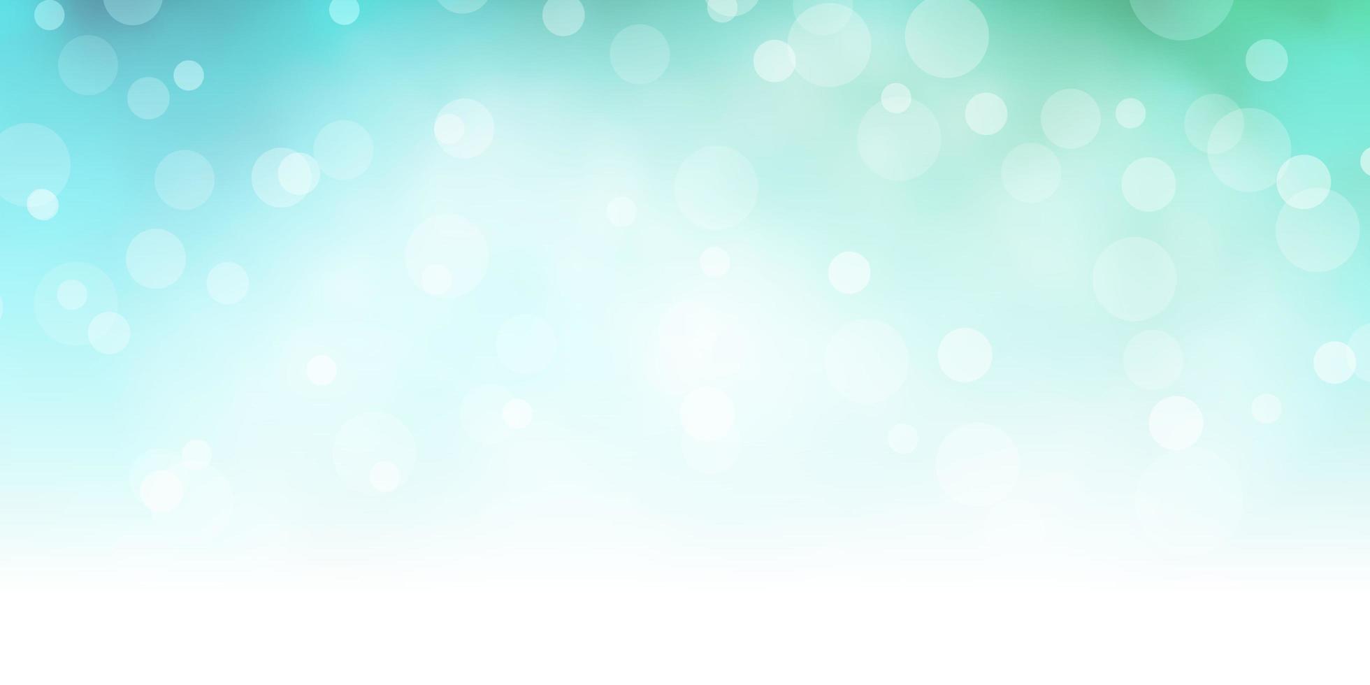 Light Blue, Green vector backdrop with circles.