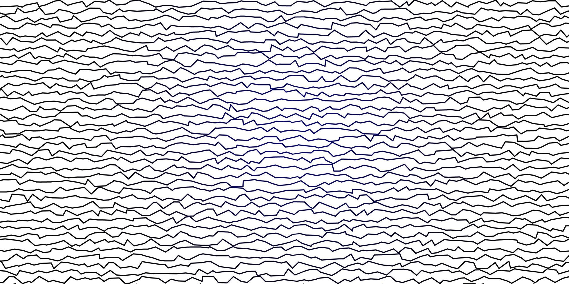 Dark Blue, Red vector pattern with curves.
