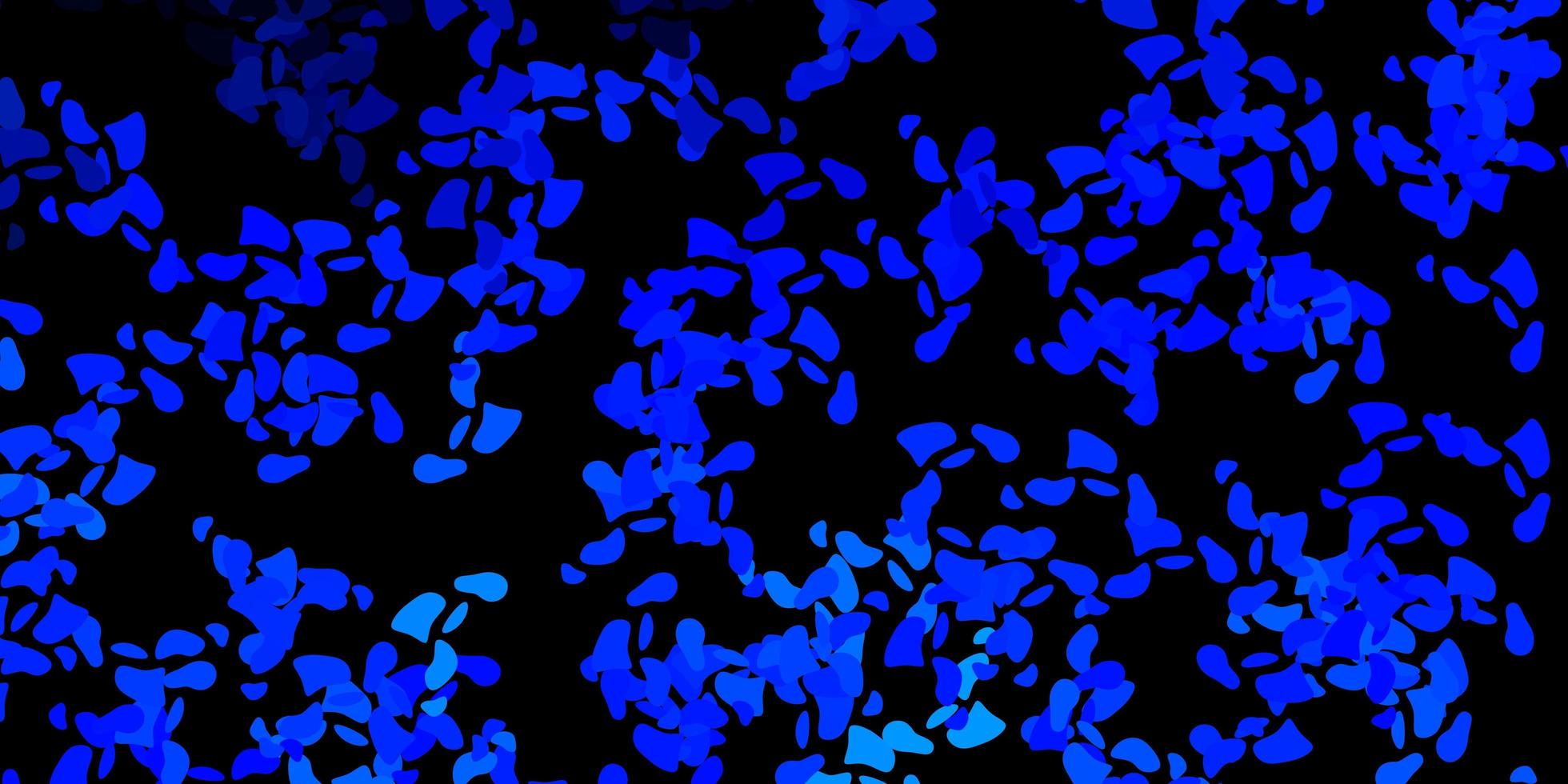Dark blue vector backdrop with chaotic shapes.