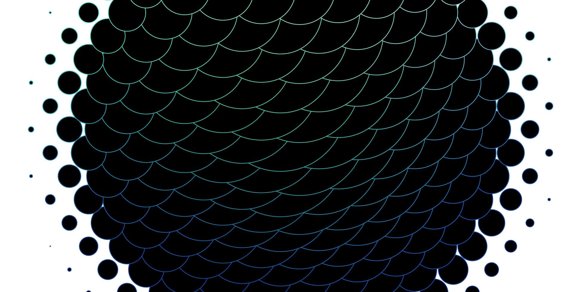Light Blue, Green vector pattern with spheres.