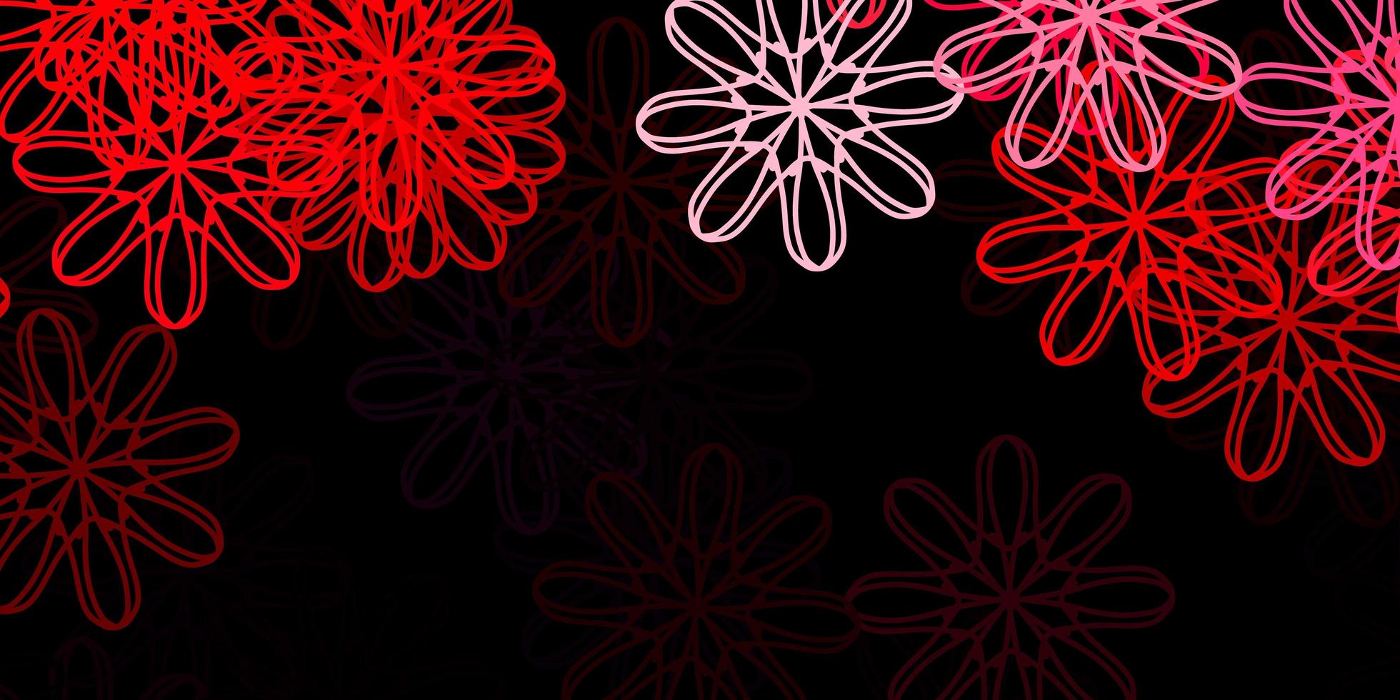 Fondo de vector de color rosa oscuro, rojo con formas aleatorias.