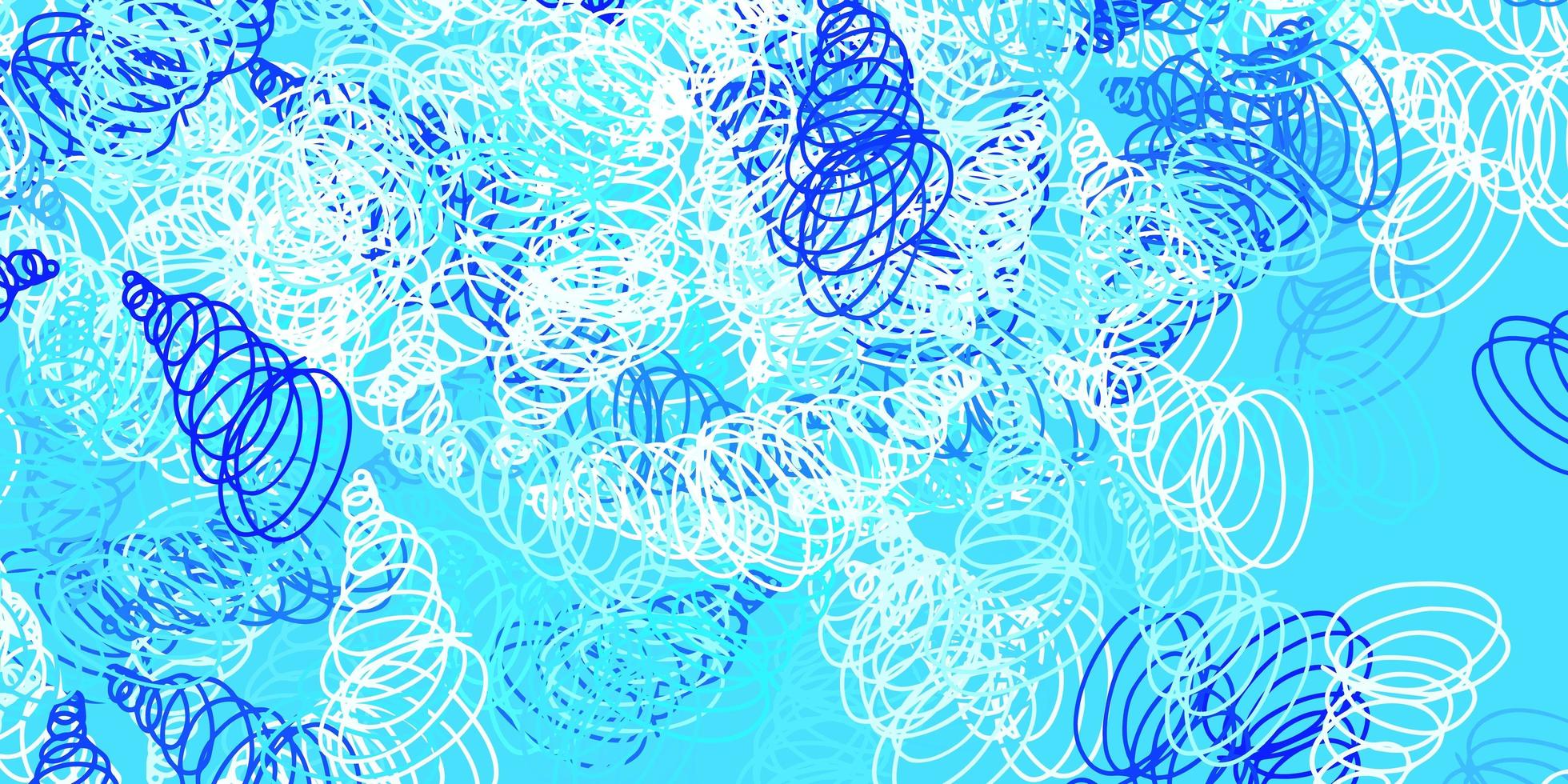 Light pink, blue vector background with bent lines.