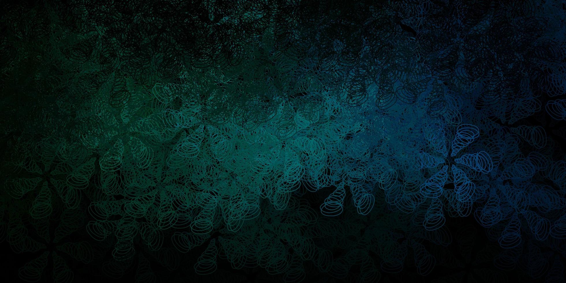 Dark green vector pattern with spheres.
