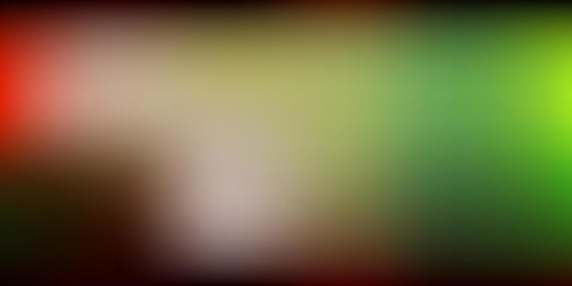 Light Green, Yellow vector gradient blur layout.