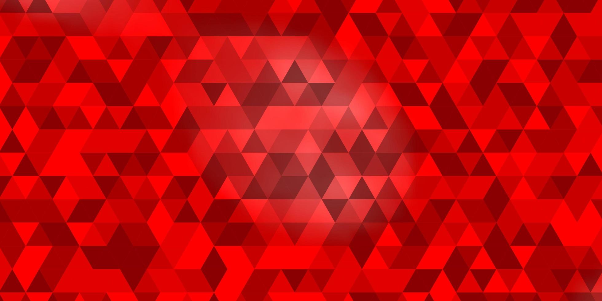 Light Red vector pattern with polygonal style.