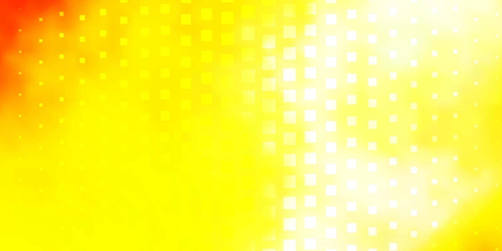 Dark Yellow vector backdrop with rectangles.