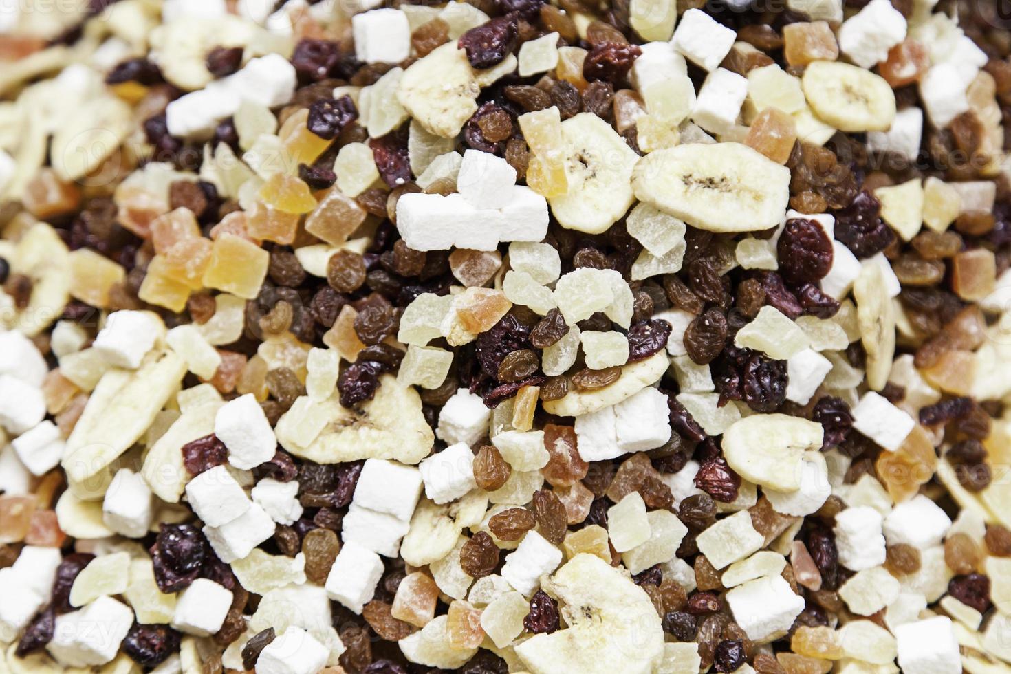 Mixed dried fruit photo