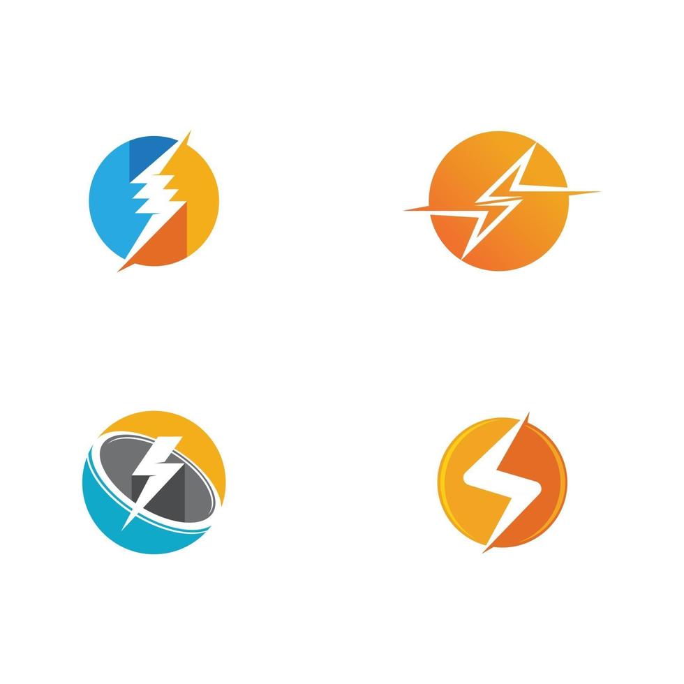 Download Lightning bolt flash thunderbolt icons vector 2944632 Vector Art at Vecteezy
