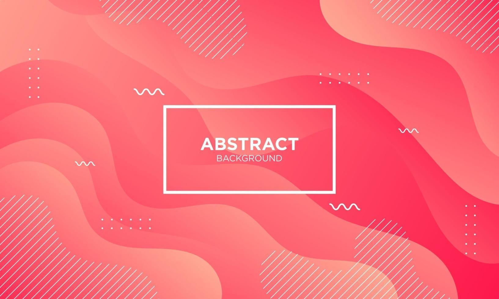 Abstract Pink Fluid Wave Background vector