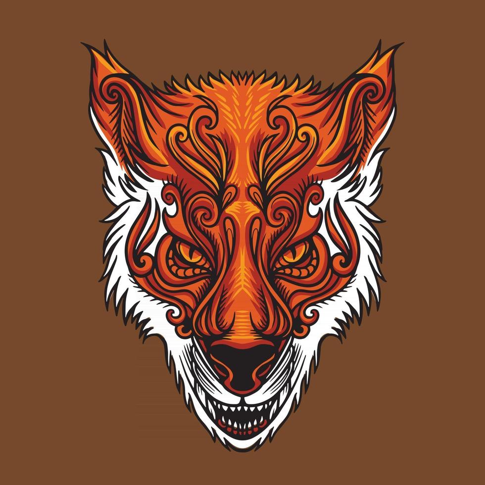 Fox Head Vector