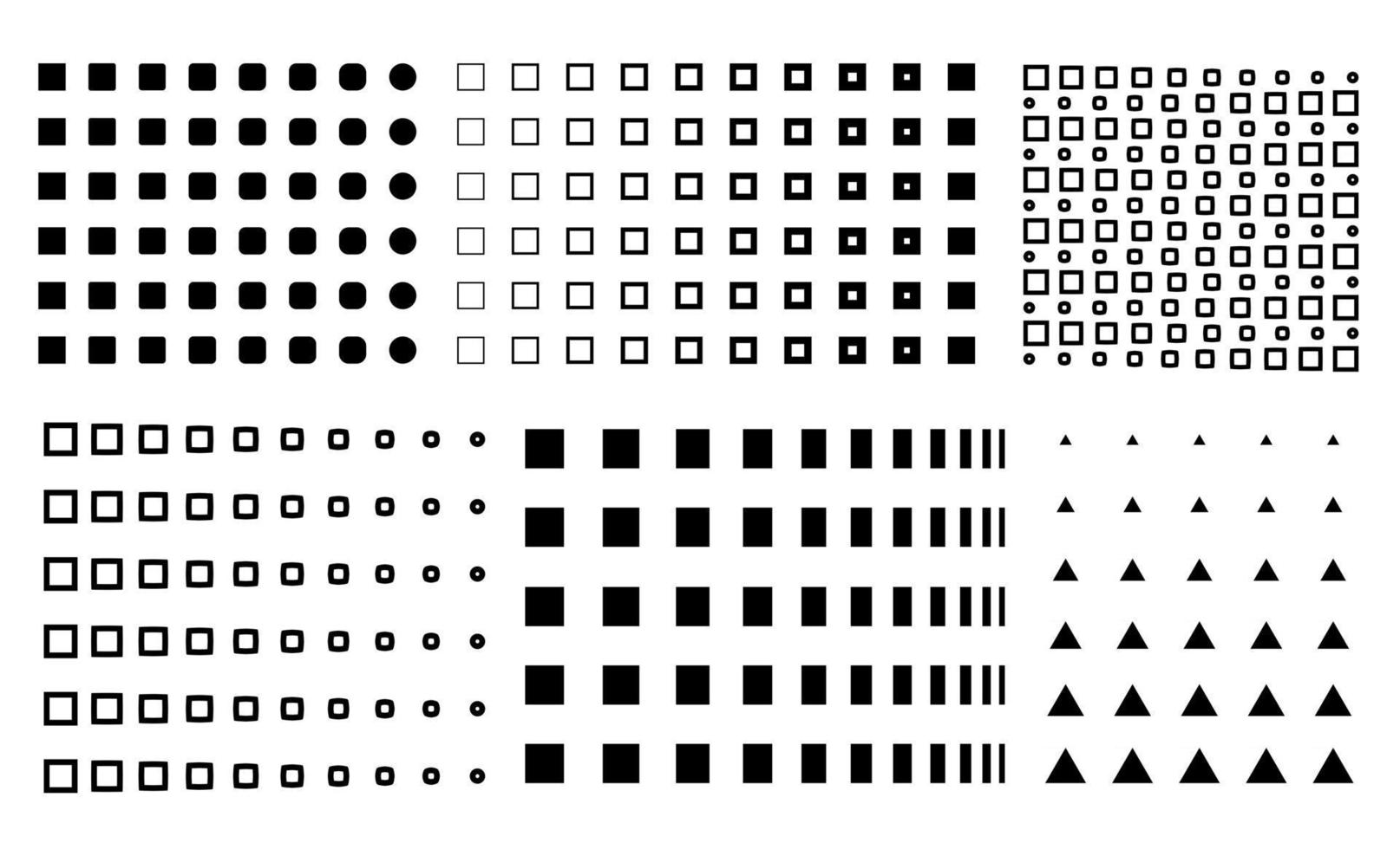 vector de elementos de diseño de memphis, gradiente de memphis