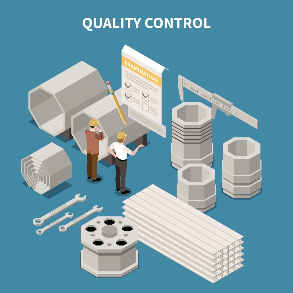 Metal Industry Isometric Composition Vector Illustration