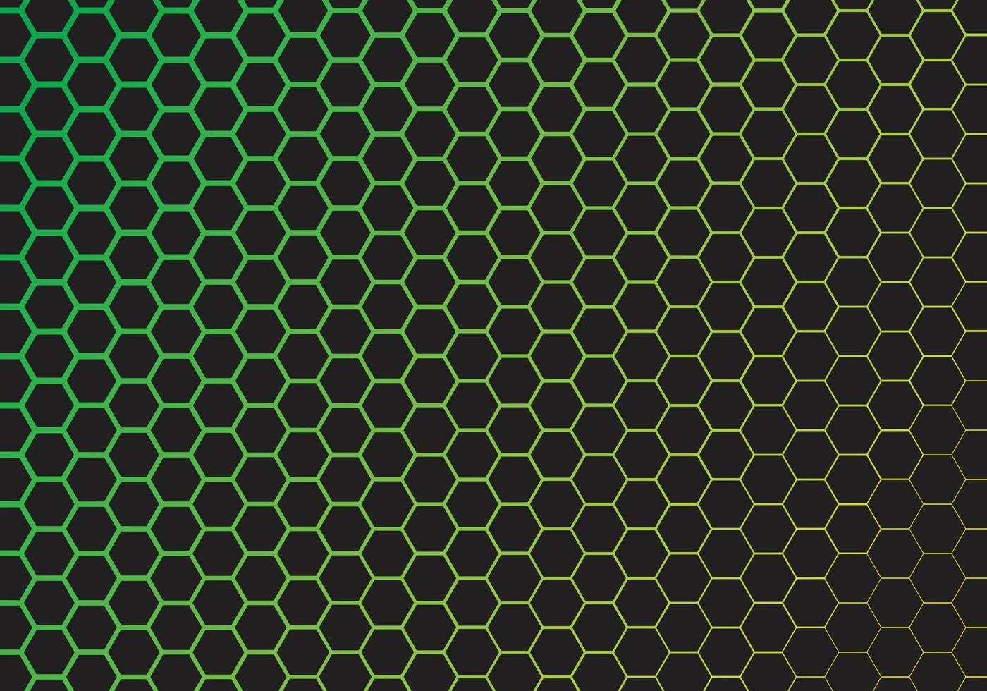 Fondo de gradiente de hexágono de tecnología abstracta vector