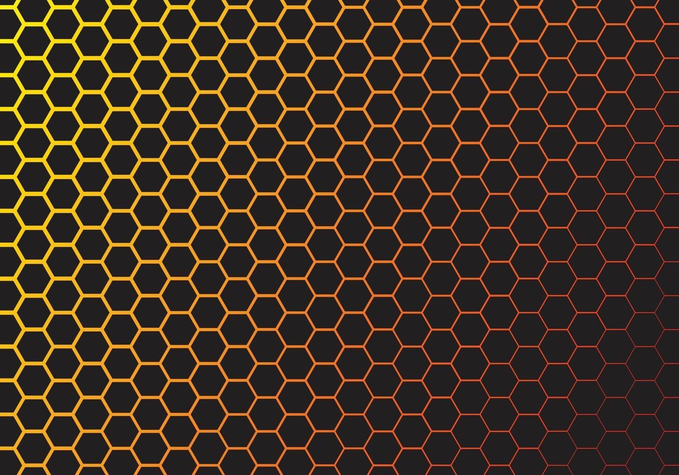 Abstract Technology Hexagon Gradient Background vector