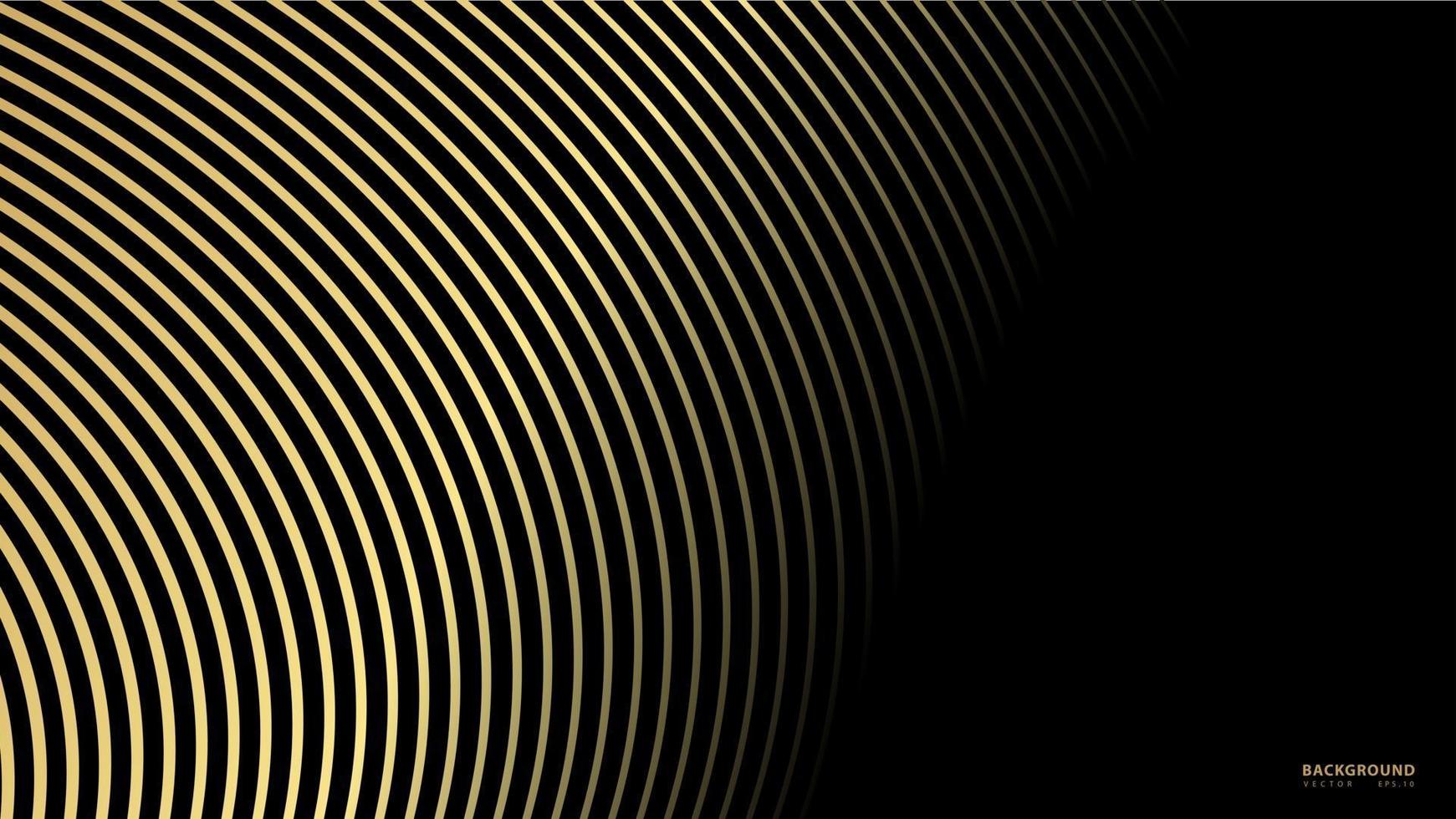 textura de línea de oro rayado. Fondo rayado diagonal deformado abstracto vector