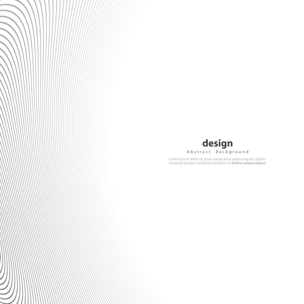 Abstract circle pattern black and white color ring. Sound wave, vector