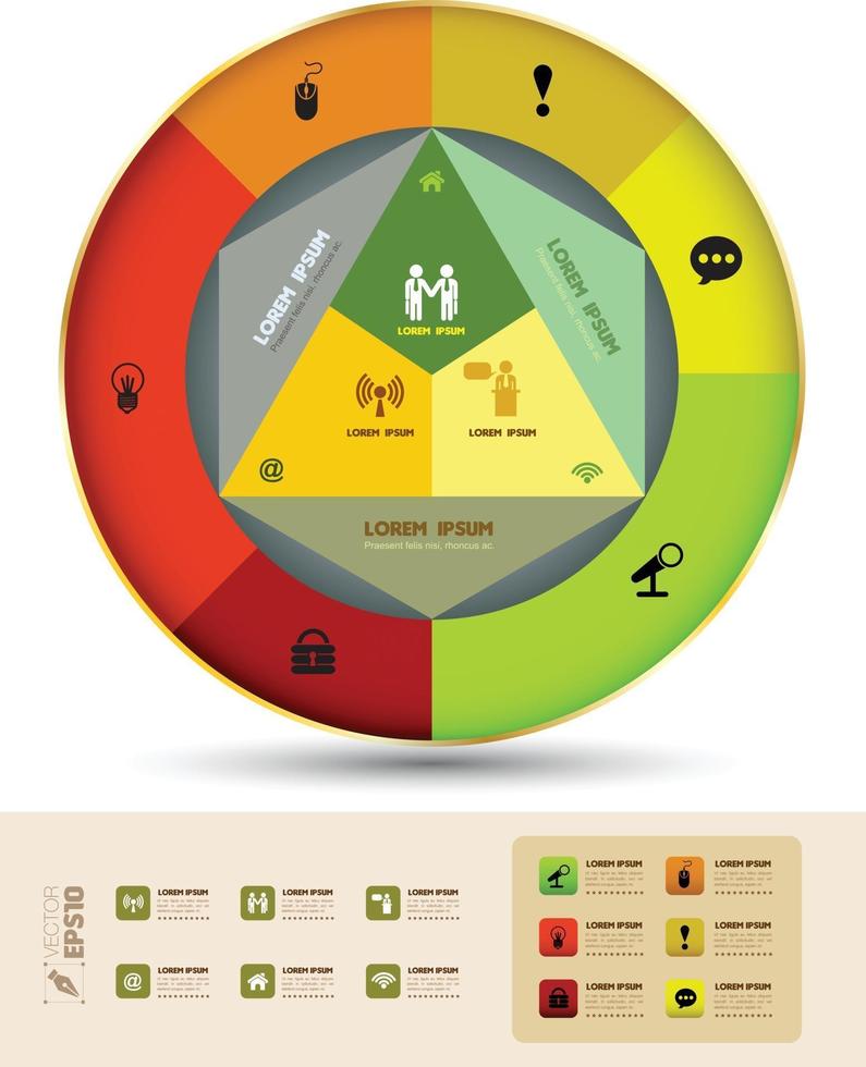 vector de infografia de negocios