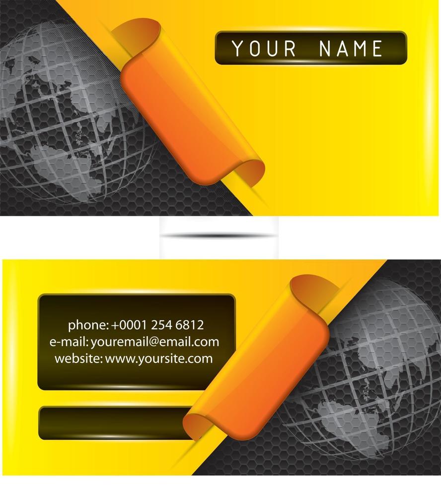 Vector  creative business cards