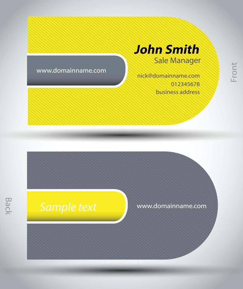 Vector creative business card