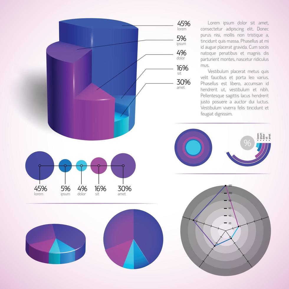 Information infographic vector