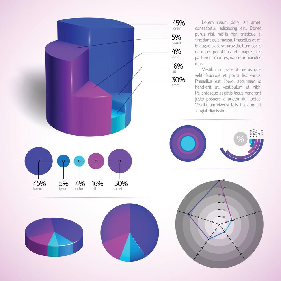 vector de infografia de informacion