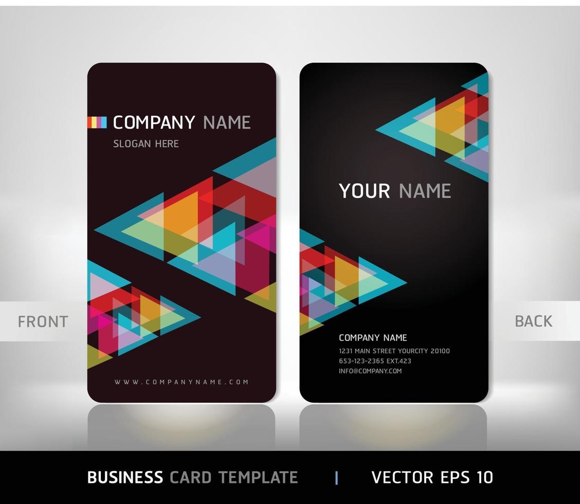 Vector creative business card