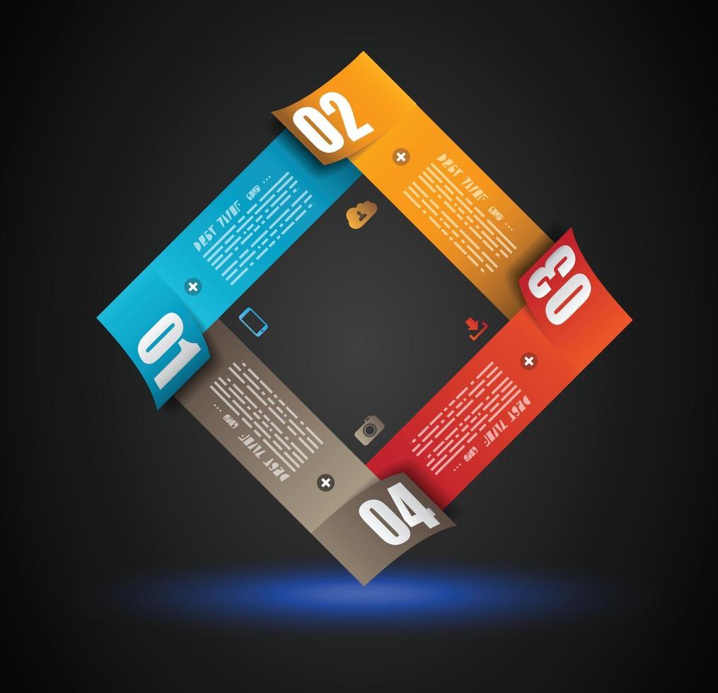 Infographic minimal elements vector