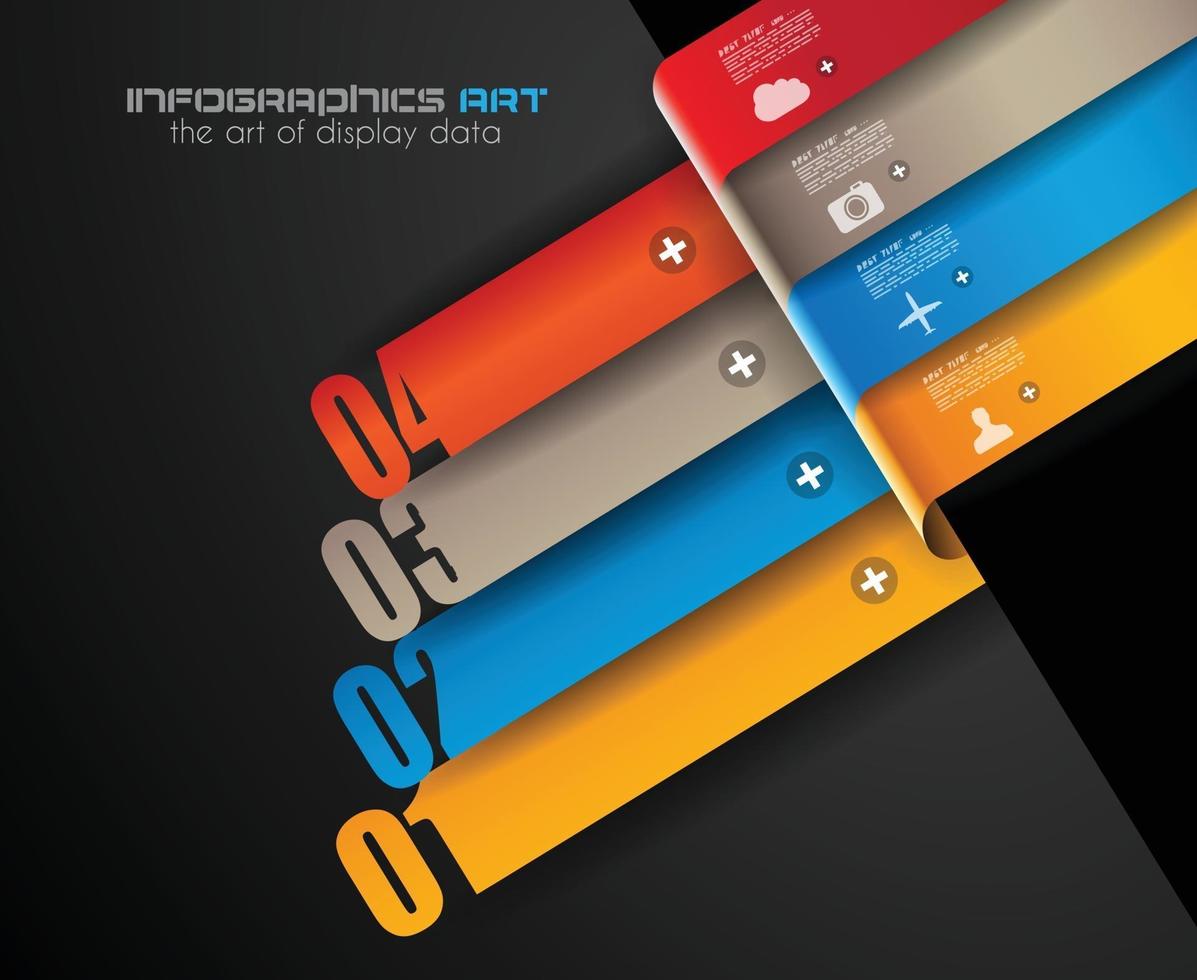 Infographic minimal elements vector