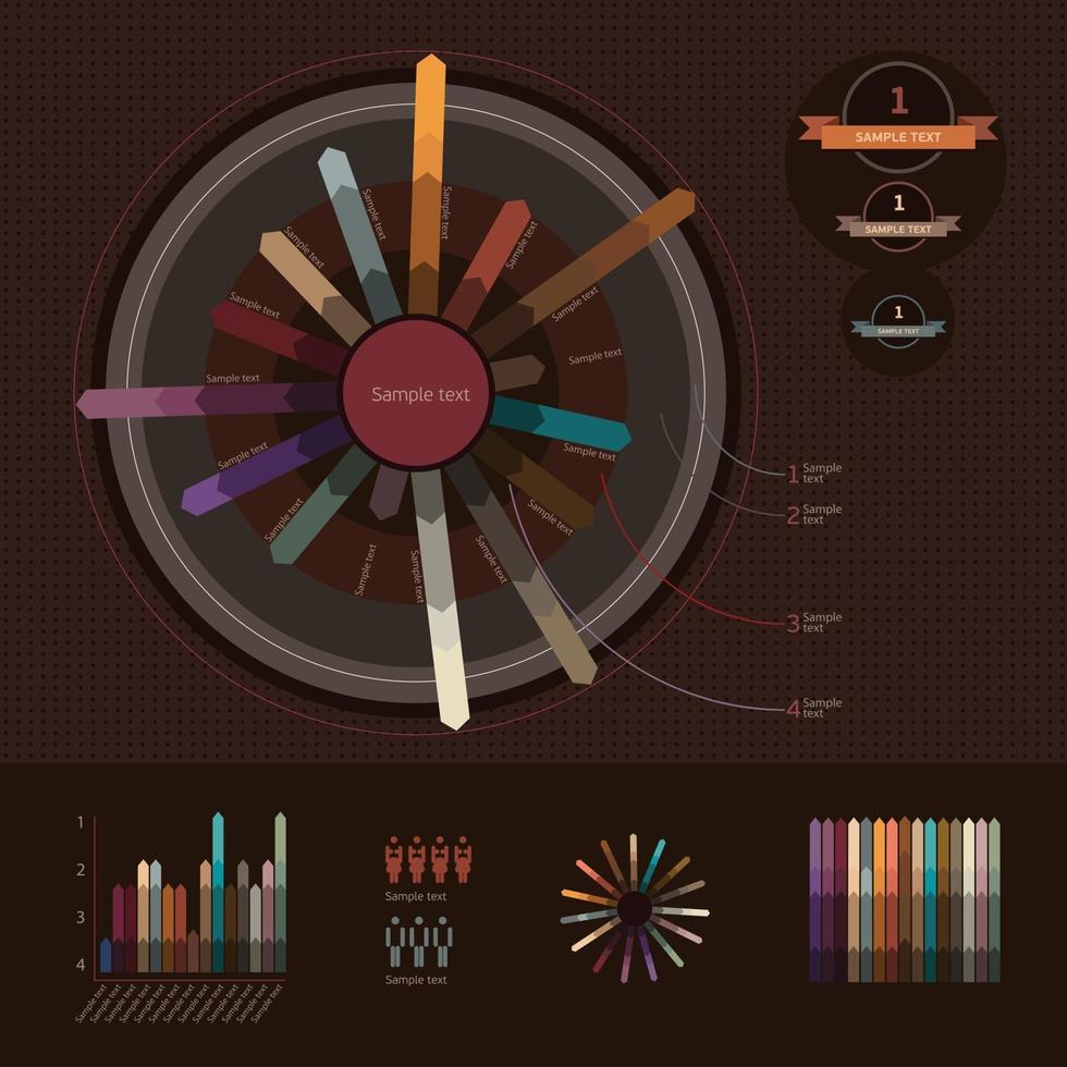 Information infographic vector