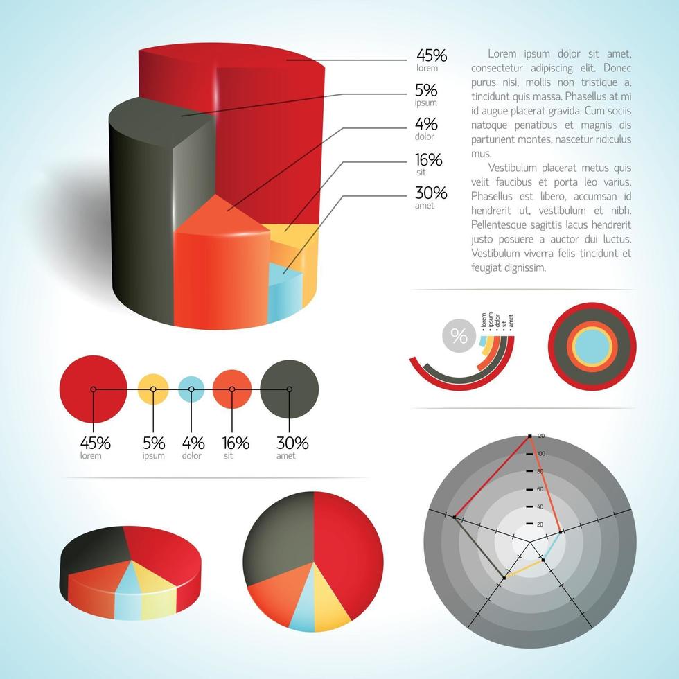 Information infographic vector
