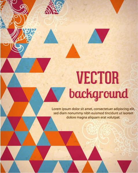 Vector background template design