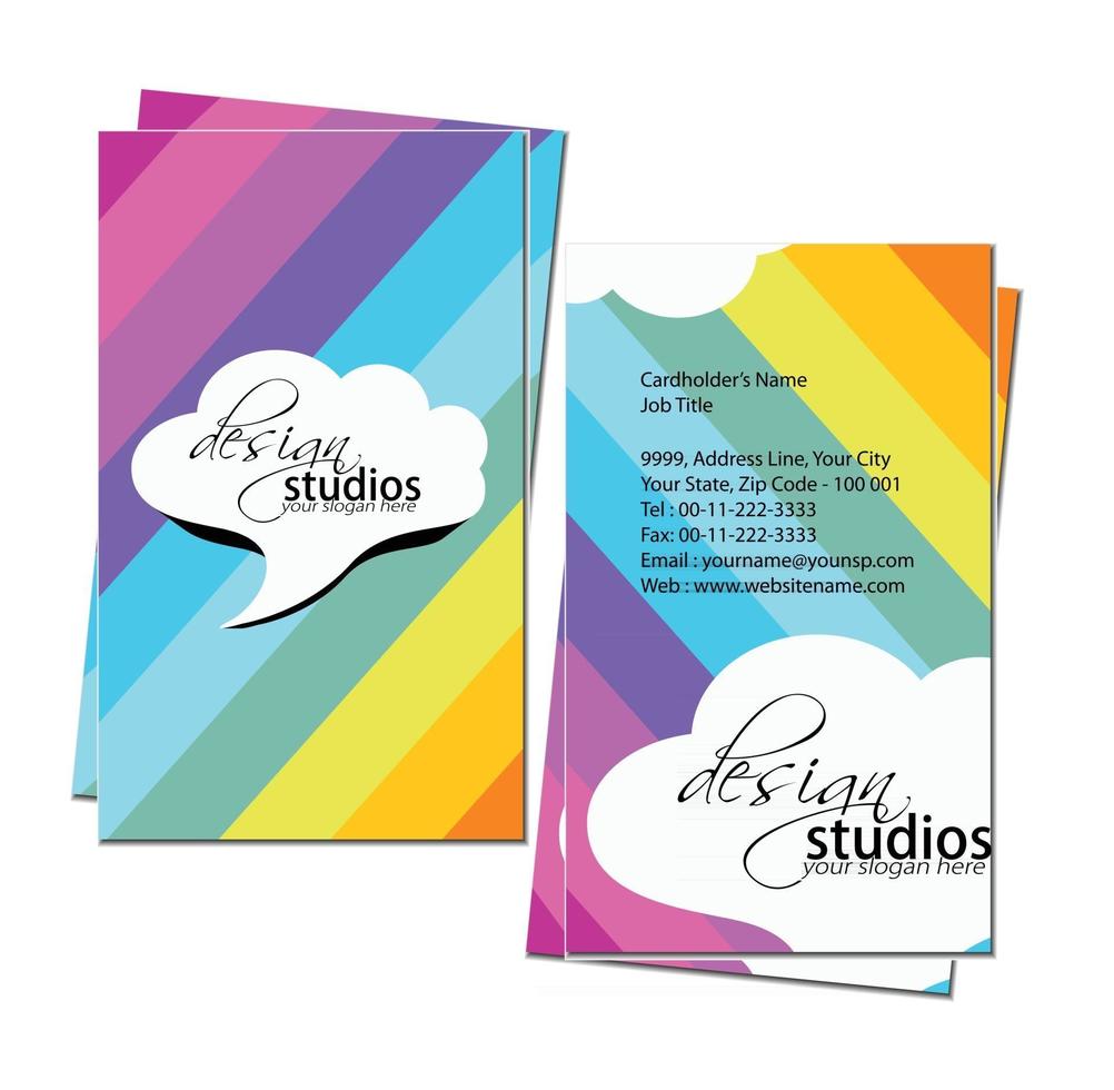 Creative brochure template design vector
