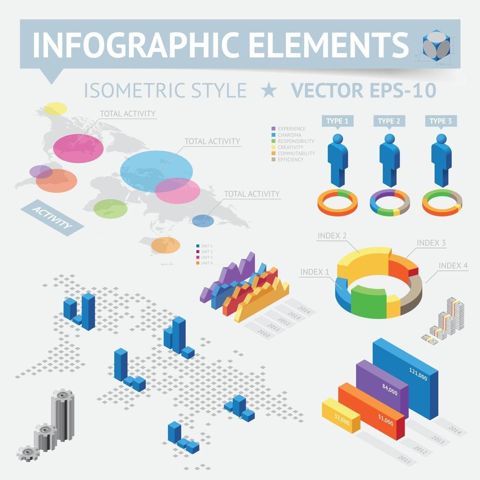 infographic elements vector