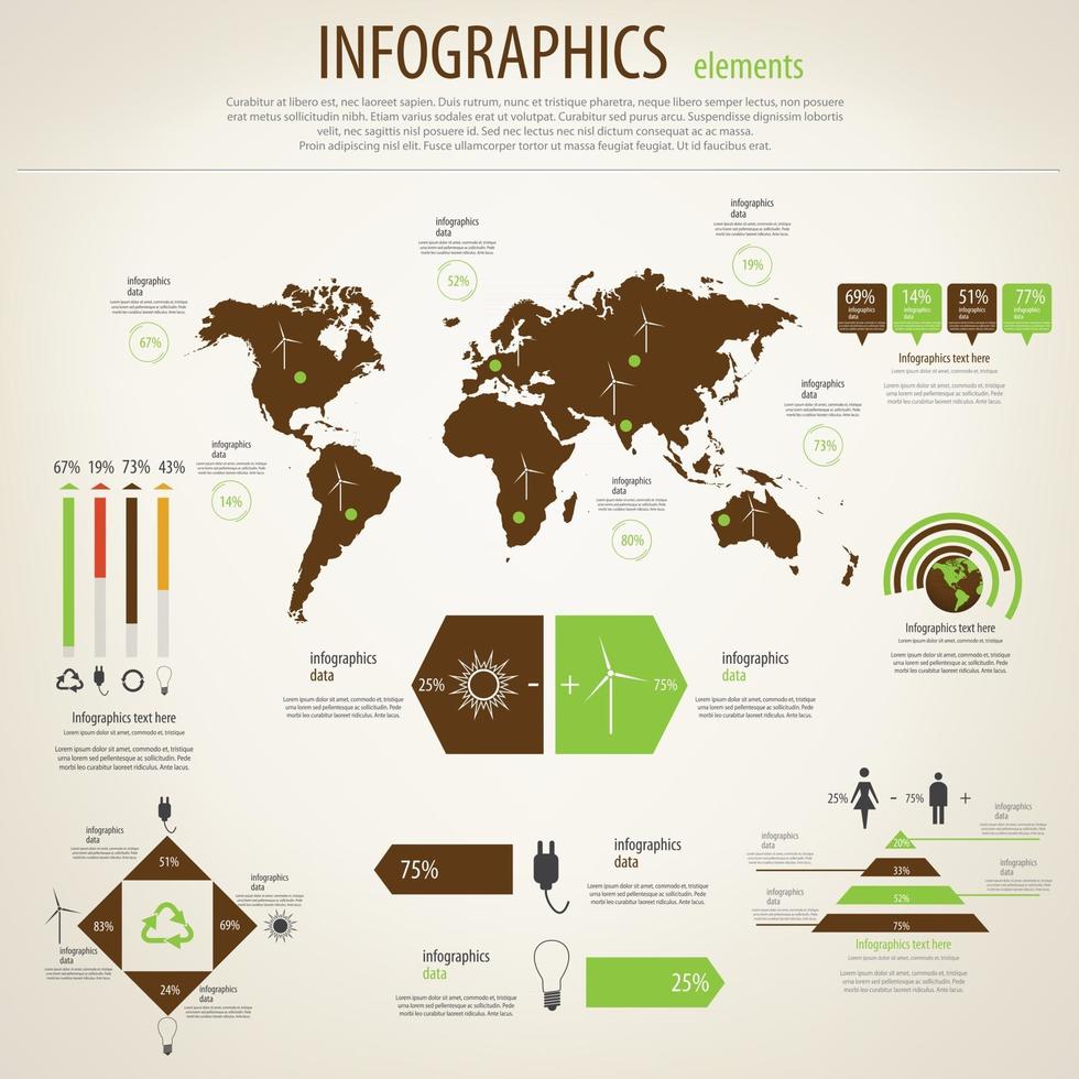 vector de elementos infográficos