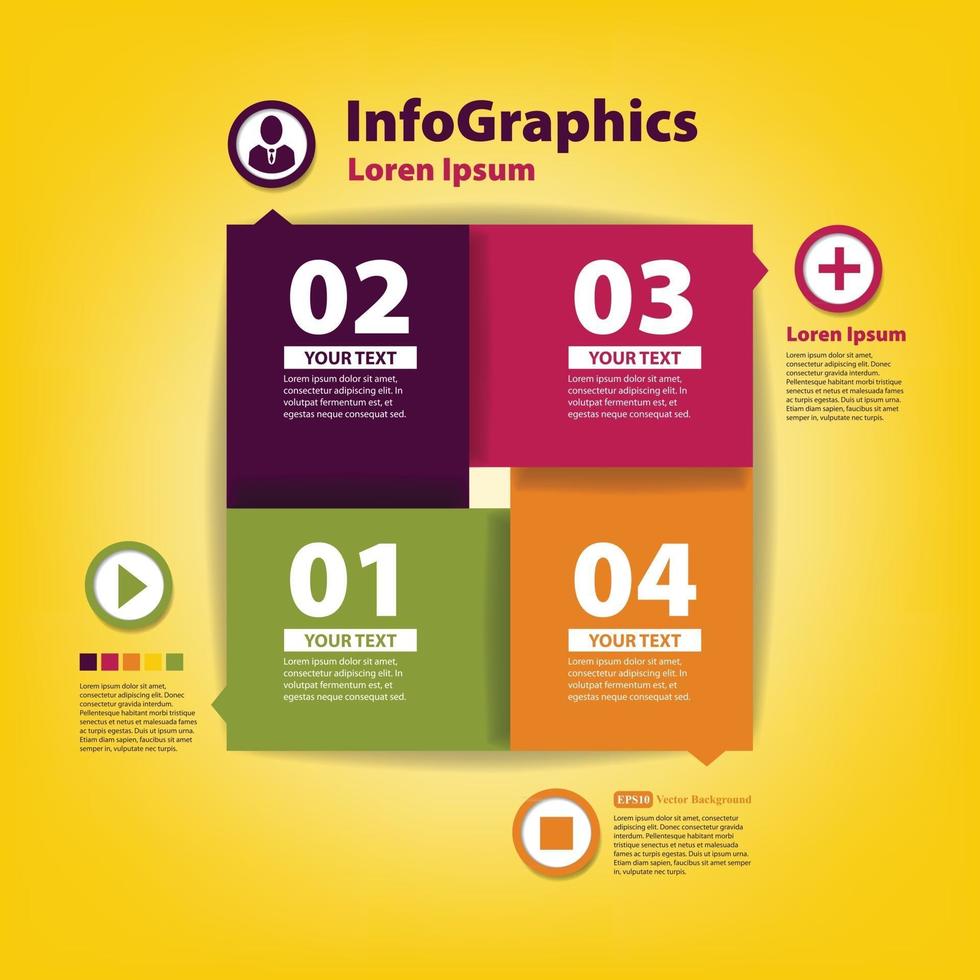 Infographic design vector