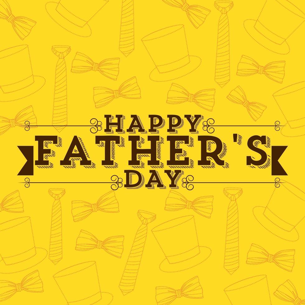 Happy fathers day card vector