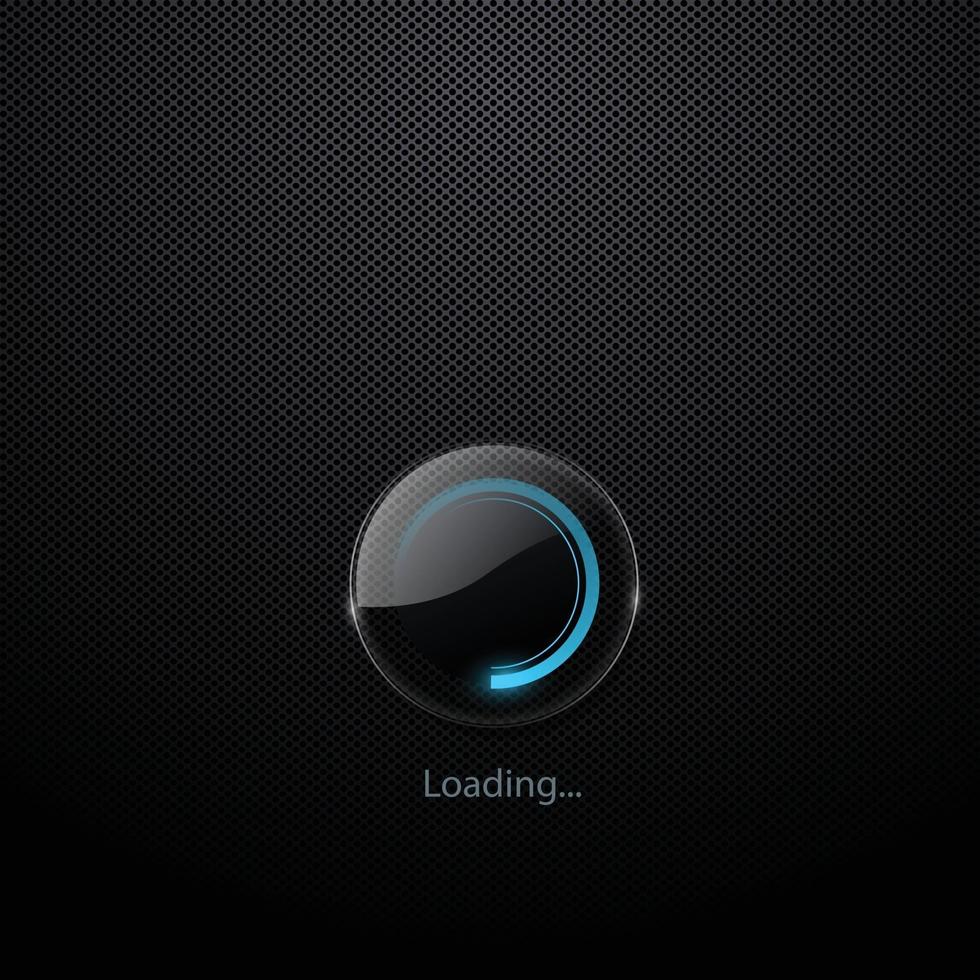 Glossy loading background vector