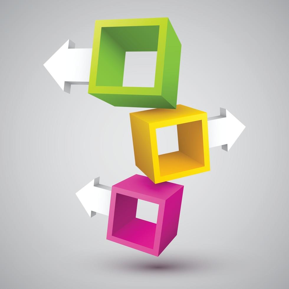 Creative shape design vector