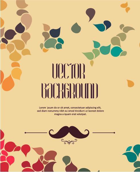Vector background template design