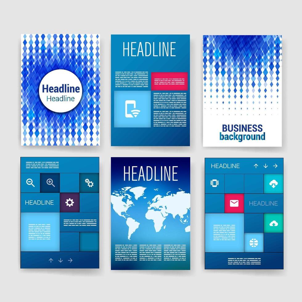 Headline template design vector