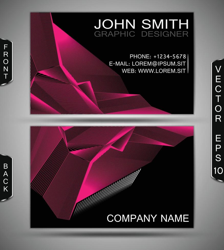 Vector  creative business cards